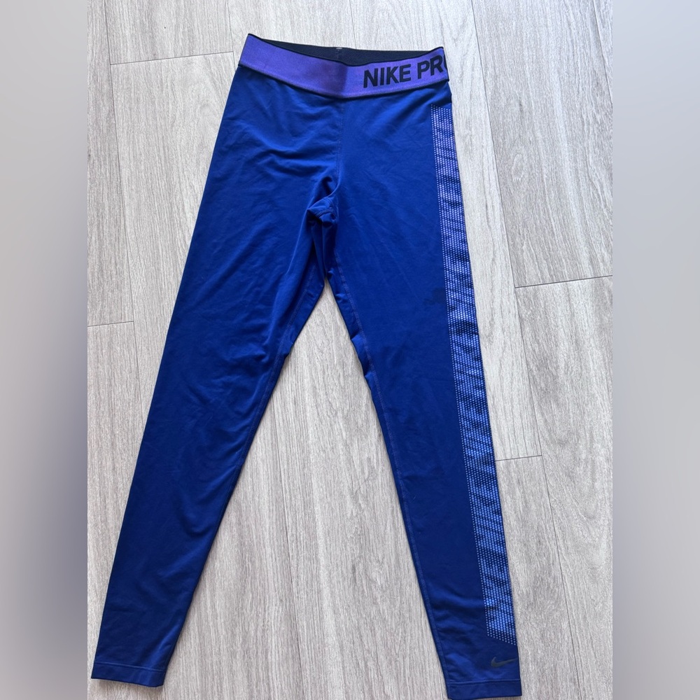 Nike Pro Dri Fit Tight Blue leggings 7/8